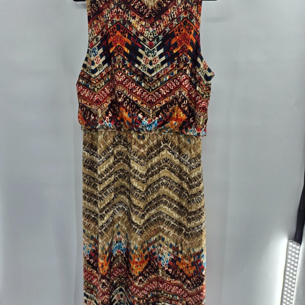 Emma & Michele Bohemian Sleeveless Maxi Dress 2x - Picture 4 of 10